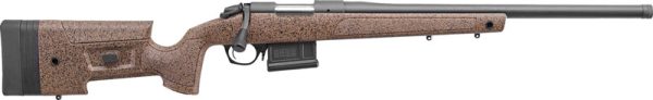 BERGARA B14 HMR 22-250 24" - BLACK CERA/BROWN MINI CHASSIS