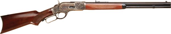 CIMARRON 1873 DELUXE 44-40WIN - 20" OCT. CC/BLUED PISTOL GRIP