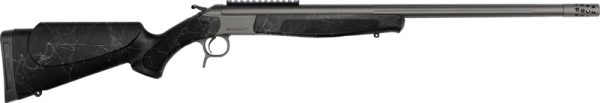 CVA SCOUT TD 45-70 25" W/RAIL - & BRAKE TUNGSTEN/BLACK WEB