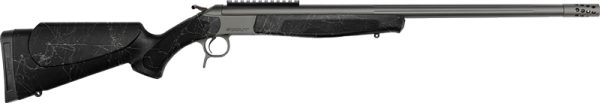 CVA SCOUT TD 350 LEGEND 20" - W/RAIL TUNGSTEN/BLK WEB