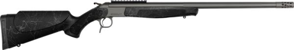 CVA SCOUT TD 450BM 25" W/RAIL - & BRAKE TUNGSTEN/BLACK WEB