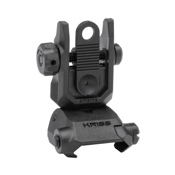 KRISS USA REAR FLIP-UP SIGHT BLK POLY