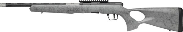 SAVAGE B22 22WMR TIMBERLITE - THUMBHOLE 18" CF 10RD GRY WOOD - Image 2