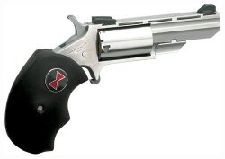 NAA "BLACK WIDOW" MINI-REVOLVR - 22LR 2" FS S/S BLACK