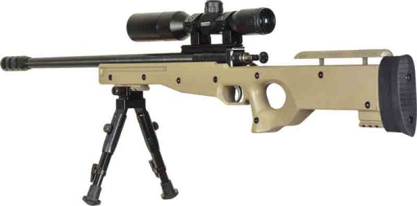 CRICKETT PRECISION RIFLE 22LR - BLUED/FDE THREADED W/SCOPE - Image 2