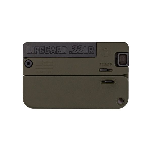 TRAILBLAZER FIREARMS LIFECARD 22LR BLACK/OD GREEN