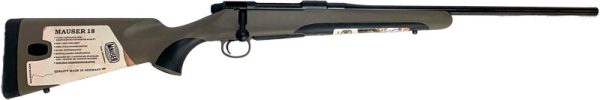 MAUSER M18 SAVANNA 243 WIN - 22" BLUED TAN SYNTH THREADED