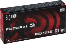 FEDERAL AE 6.5 GRENDEL 120GR - OTM 20RD 10BX/CS