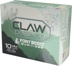 FORT SCOTT 10MM 190GR - CLAW DEFENSE FN 20RD 25BX/CS