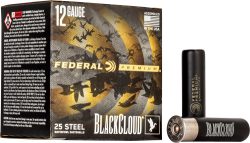 FEDERAL BLACK CLOUD 12GA 3.5" - 1-1/2OZ #4 1500FPS 25RD 10BX/C